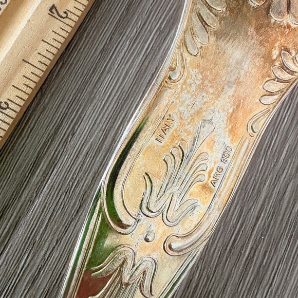 Silver plated serving spoon Made in Italy - Picture 5 of 5